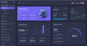 Real-time fleet management dashboard with vehicle tracking map